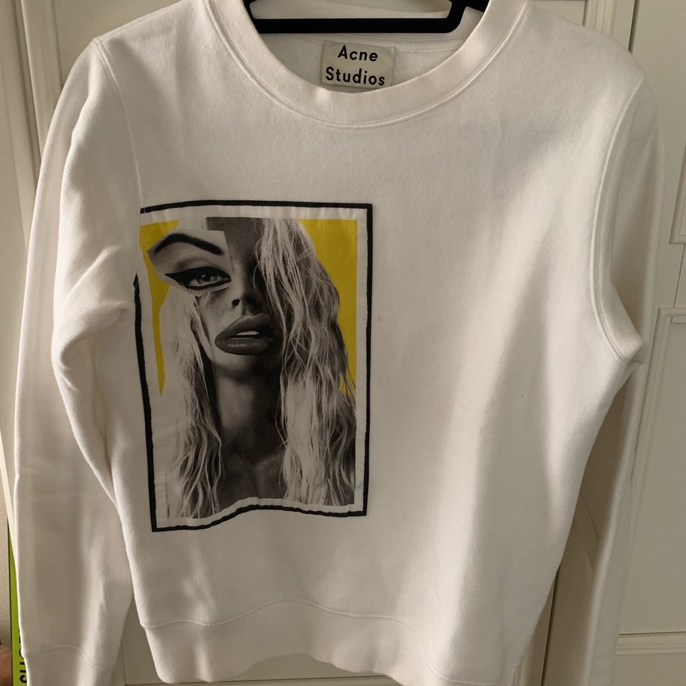 Acne vermina portrait sweatshirt